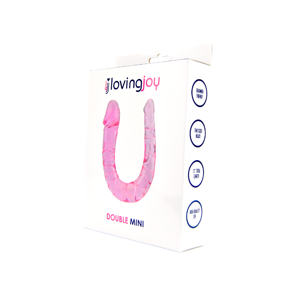 loving joy double mini dildo pink pkg 2 loving joy double mini dildo pink pkg 2