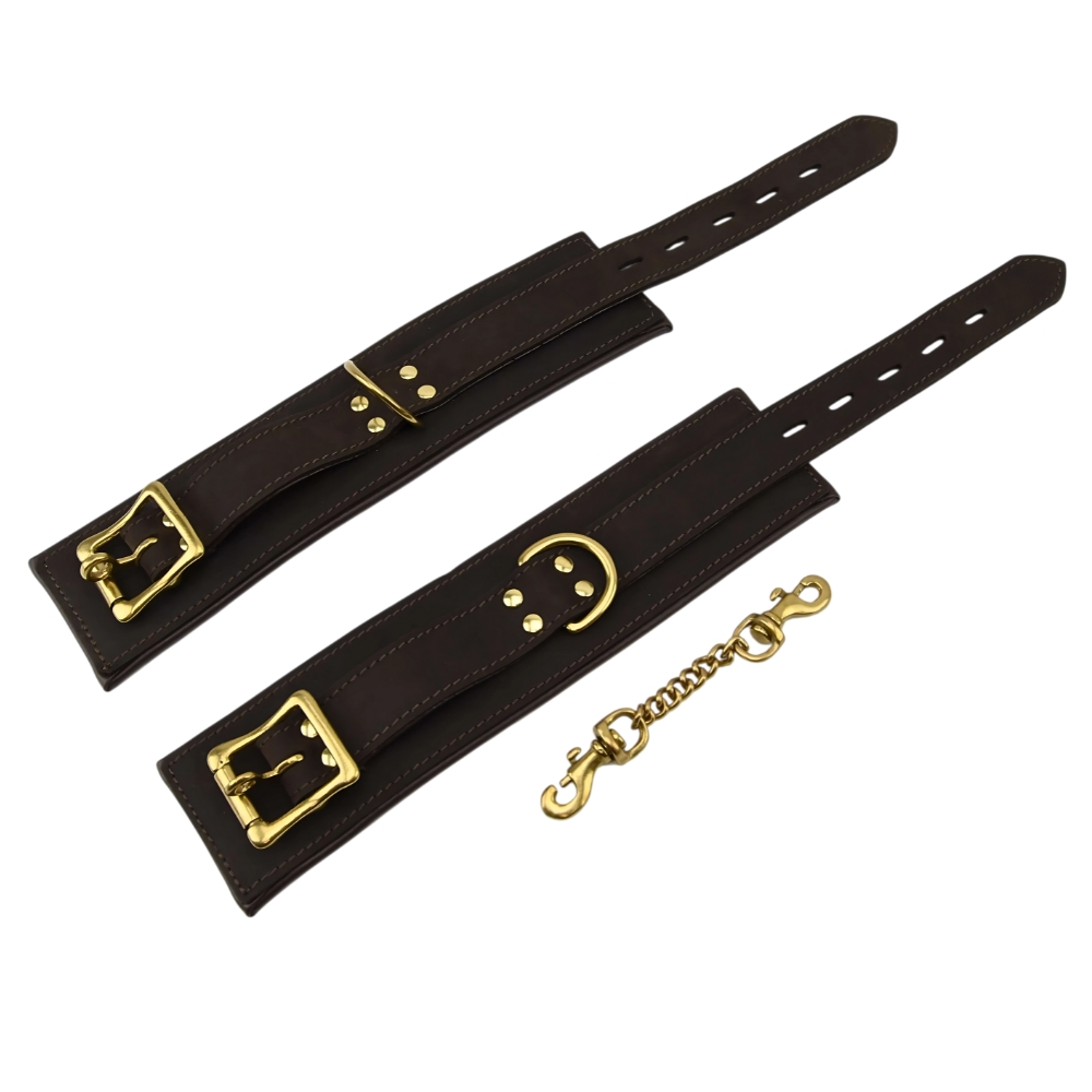 n10094 bound leather wrist bondage cuffs 5 n10094 bound leather wrist bondage cuffs 5
