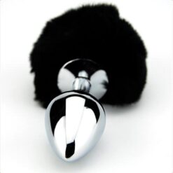 n10422 furry fantasy black bunny tail 3 1 1