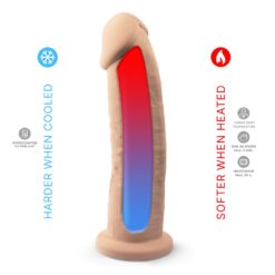 n11006 9 inch silicone dual density dildos with suction cup 4