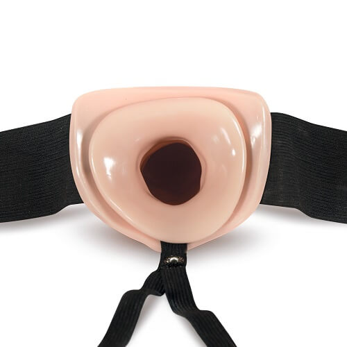 n11070 unisex hollow strapon 6inch vanilla 4 n11070 unisex hollow strapon 6inch vanilla 4