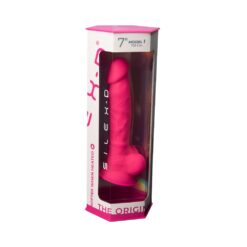 n11386 7inch realistic dual density dildo wballs pink 7