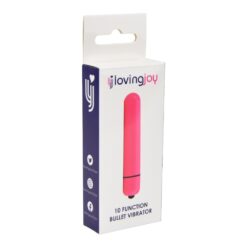 n11435 loving joy 10 function pink bullet vibrator pkg 1