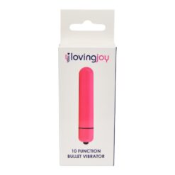 n11435 loving joy 10 function pink bullet vibrator pkg
