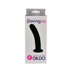 n11511 loving joy smooth silicone dildo 6 inch pkg