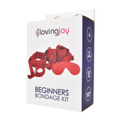 n11588 loving joy beginners bondage kit red 8 piece pkg side 1