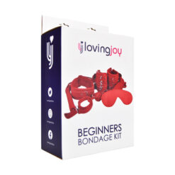 n11588 loving joy beginners bondage kit red 8 piece pkg side