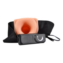 n11682 loving joy 7 inch vibrating hollow strap on vanilla 1 1