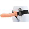 n11682 loving joy 8 inch vibrating hollow strap on vanilla 1