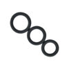 n11708 loving joy thick silicone cock rings 3 pack grey 1
