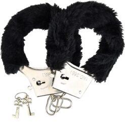n11714 bound to please furry handcuffs black 1