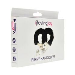 n11714 bound to please furry handcuffs black pkg 2
