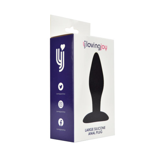 n11778 loving joy silicone anal plug large pkg 1 n11778 loving joy silicone anal plug large pkg 1
