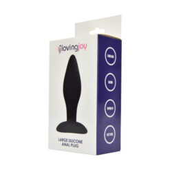 n11778 loving joy silicone anal plug large pkg 2