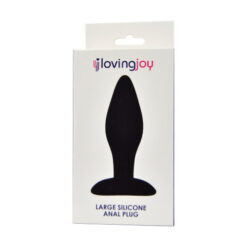n11778 loving joy silicone anal plug large pkg