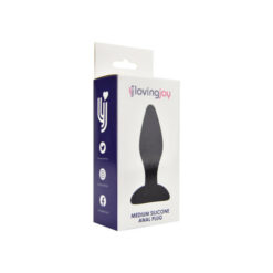 n11779 loving joy silicone anal plug medium pkg 2