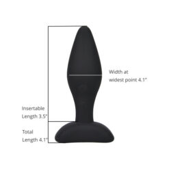 n11779 loving joy silicone anal plug medium sizzing