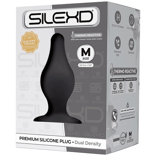 n11844 silexd dual density tapered silicone butt plug med 3 n11844 silexd dual density tapered silicone butt plug med 3