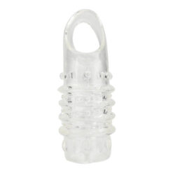 n11853 rev sleeves textured penis sleeve with ball loop 1