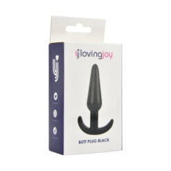 n11856 loving joy butt plug black 2 pkg
