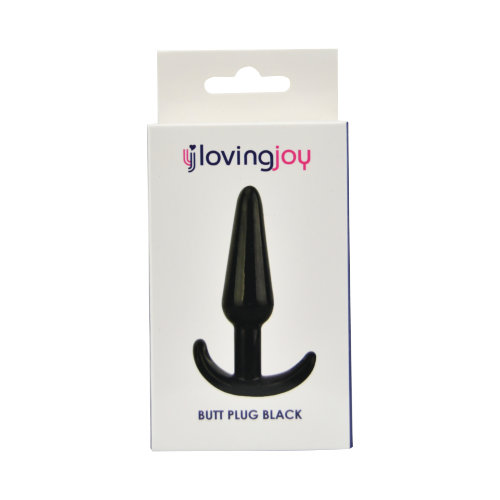 n11856 loving joy butt plug black pkg n11856 loving joy butt plug black pkg