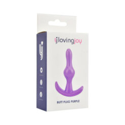 n11857 loving joy butt plug purple pkg 2