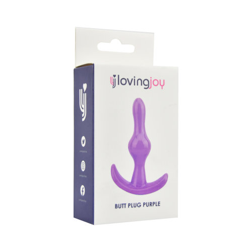 n11857 loving joy butt plug purple pkg 2 n11857 loving joy butt plug purple pkg 2