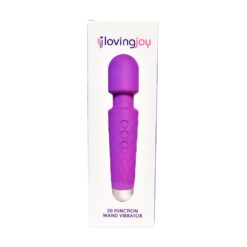 n11930 loving joy 20 function wand vibrator purple