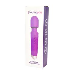 n11930 loving joy 20 function wand vibrator purple side 2