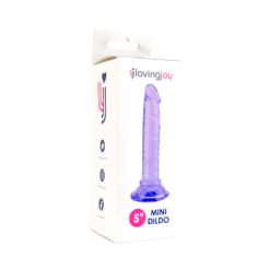 n11937 loving joy 5 inch beginners dildo purple pkg 1