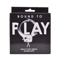 n12139 bound to play heavy duty metal handcuffs pkg