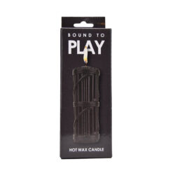 n12143 bound to play hot wax candle black pkg