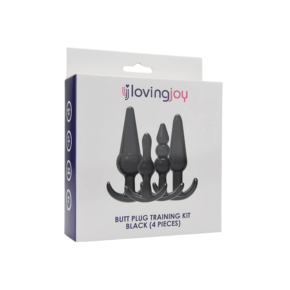 n12173 loving joy butt plug training kit black pkg 1 n12173 loving joy butt plug training kit black pkg 1