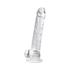 n12189 loving joy 11 inch dildo with balls clear 4