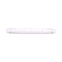 n12190 loving joy 15 inch double ended dildo clear 1