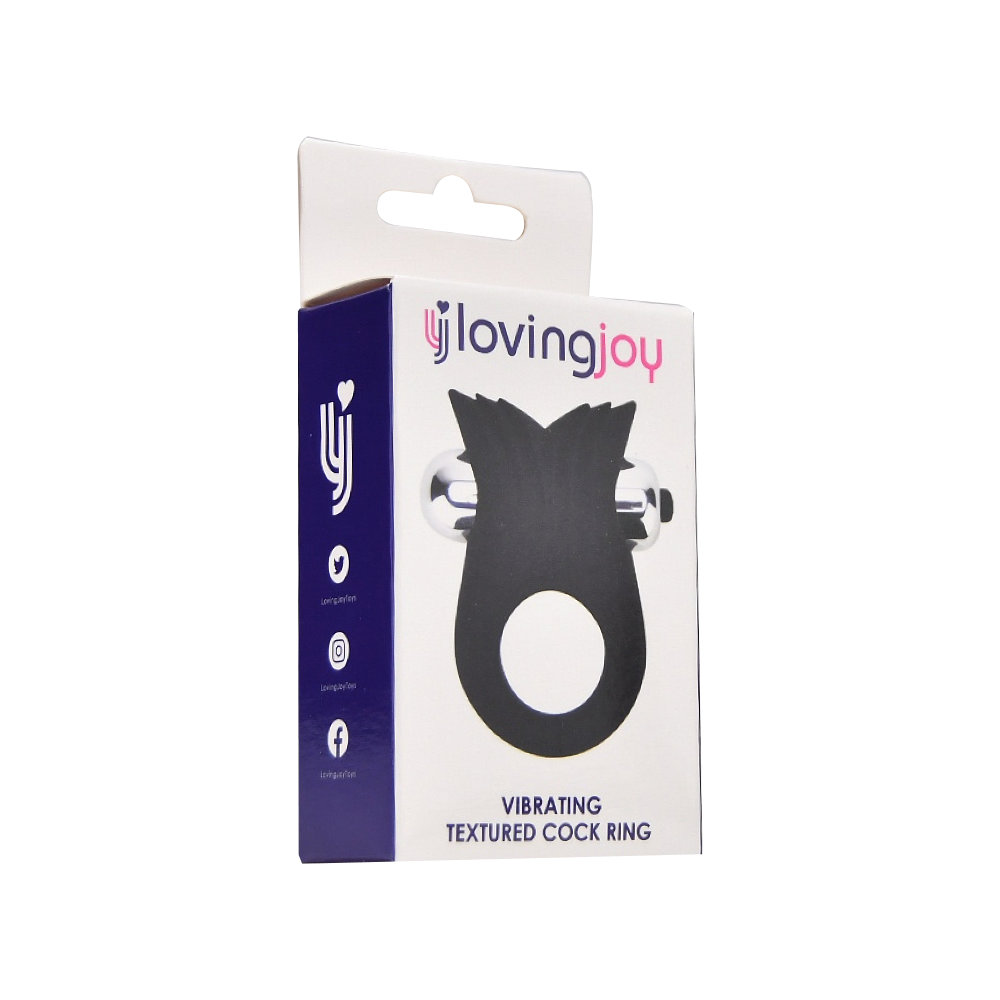 n12194 loving joy silicone vibrating textured cock ring 1 pkg n12194 loving joy silicone vibrating textured cock ring 1 pkg