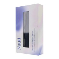 n12253 nauti silicone ribbed vibrator pkg 1