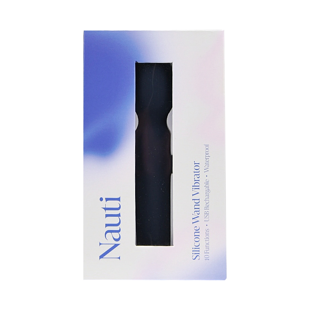 n12256 nauti silicone wand vibrator pkg n12256 nauti silicone wand vibrator pkg