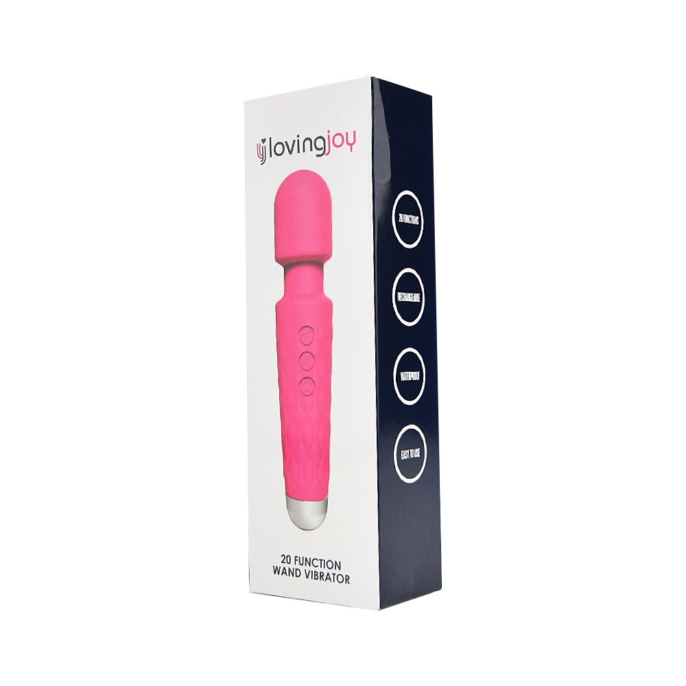 n12264 loving joy 20 function wand vibrator pink pkg 2 n12264 loving joy 20 function wand vibrator pink pkg 2