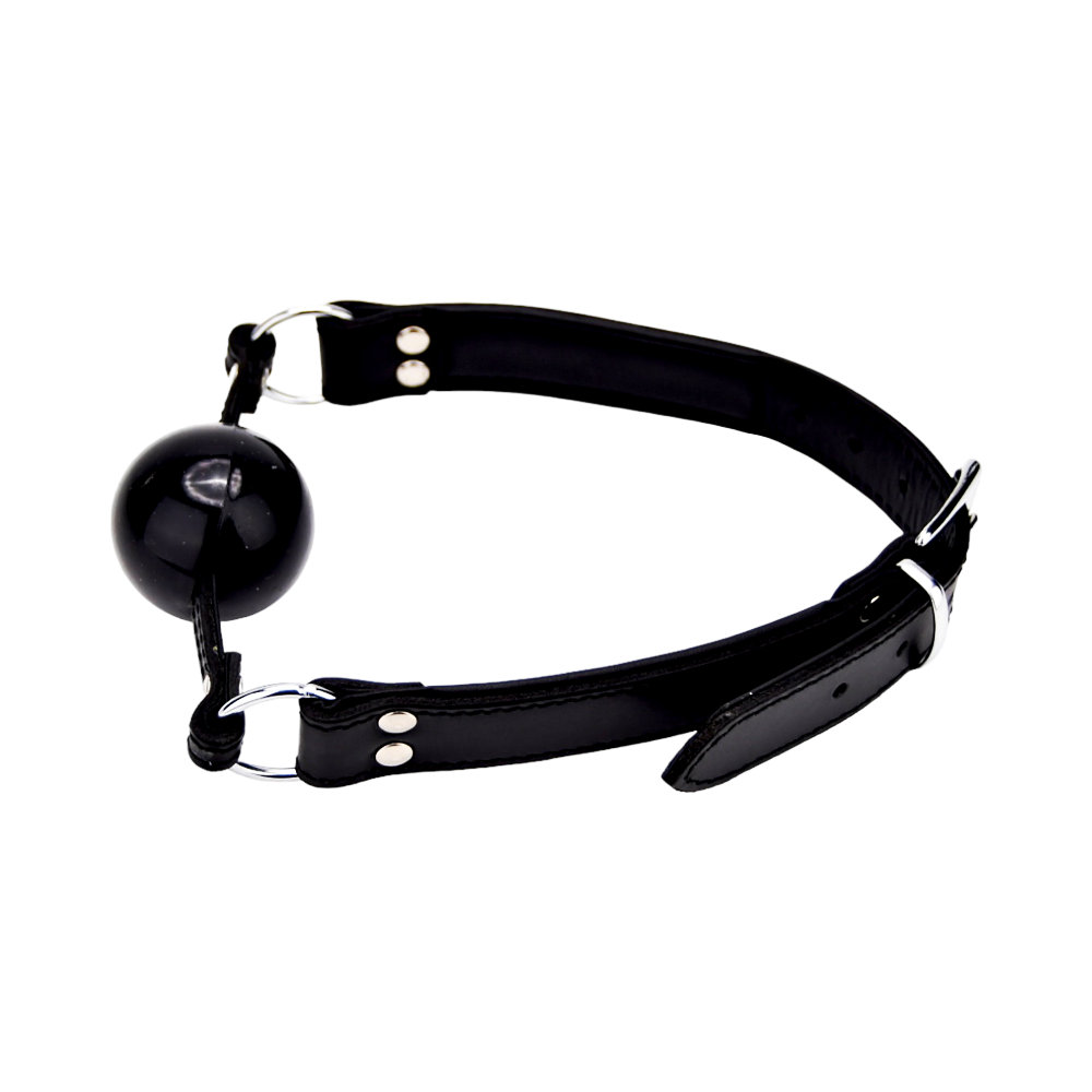 n12271 bound leather solid ball gag 1 n12271 bound leather solid ball gag 1