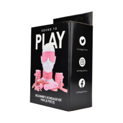 n12281 bound to play beginners bondage kit pink 8 piece pkg 2
