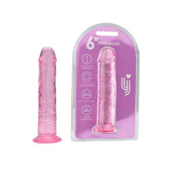 n12302 loving joy 6 inch suction cup dildo pink duo