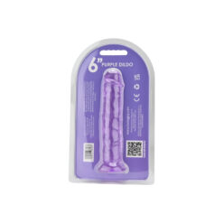 n12303 loving joy 6 inch suction cup dildo purple pkg bk hr