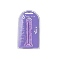 n12303 loving joy 6 inch suction cup dildo purple pkg hr