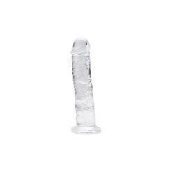 n12304 loving joy 6 inch suction cup dildo clear 1
