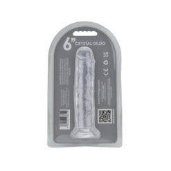 n12304 loving joy 6 inch suction cup dildo clear pkg bk
