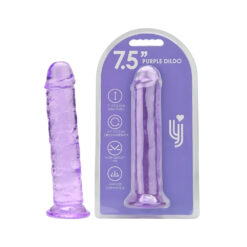 n12306 loving joy 7 5 inch suction cup dildo purple duo