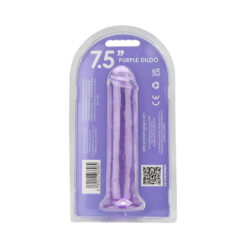 n12306 loving joy 7 5 inch suction cup dildo purple pkg bk