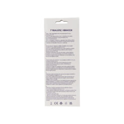 n12399 loving joy 7 inch realistic vibrator vanilla pkg bk