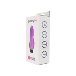 n12402 loving joy 7 inch realistic vibrator purple pkg 1